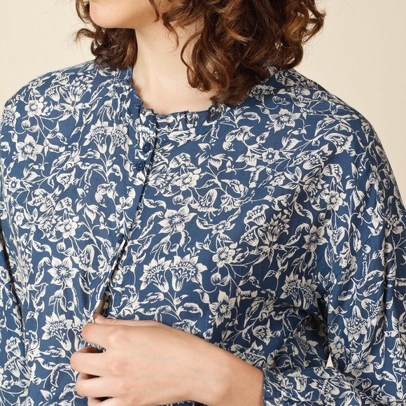 Indigo Blue Printed Shirt - Picture 5 of 5